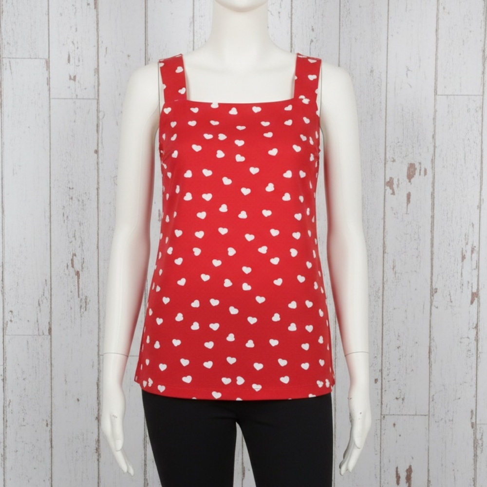 💎BUNDLE 4/$10💎 Heart Print Tank Top S